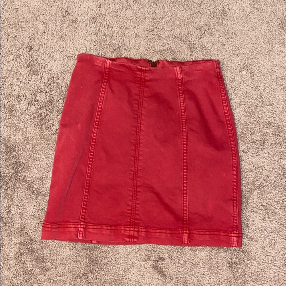 Free People mini skirt!